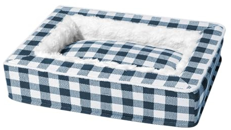 Kleines Hundebett, warmes -Schlafnest, Kuscheltier – waschbar, schlafendes Welpenbett – für Wohnzimmer, Kiste, Innenraum, Schlafzimmer, Zwingerboden