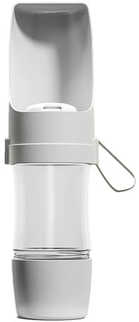 Bottiglia d ' acqua portatile per animali domestici Ciotola staccabile Contenitore per alimenti a tenuta stagna per cani Gatti Viaggio Bottiglia d ' acqua per animali domestici a colori multipli