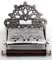 Victorian Style Toilet Roll Holder SOLID BRASS NICKEL PLATED