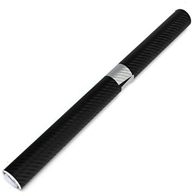 Alamor 200X40Cm DIY Carbon Fiber Vinyl Folie Rolle Film Aufkleber Auto Dekor Blatt - Schwarz