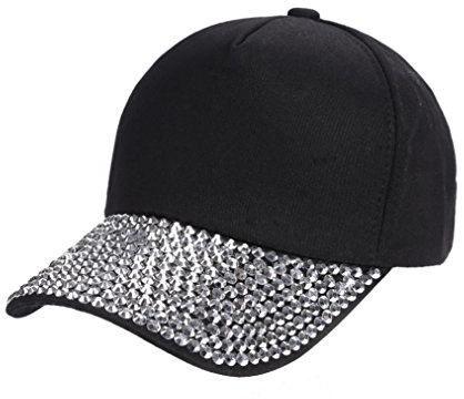 FSSTUD Glitzer Baseball Cap Laufmütze Sommer Outdoor Sport Golf Cap Trucker Cap für Damen Herren