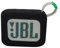 GUBEE Silikon Tasche Compatible with JBL GO 4 tragbarer Lautsprecher,Schutzhülle Tragbar Case Etui Hülle, mit Karabiner (Schwarz)