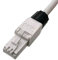 odedo Connecteur de sertissage sans Outil Cat 6A UTP RJ45 Fiche réseau pour câble de Brassage jusqu'à 8mm AWG 22-24 Montage sans Outil avec Contacts dorés 4X Cat 6A