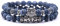 WDAIJY Damen Armband，Blau 2 Stück/Classic Naturstein Armbänder Tier Eule Armbänder Für Frauen Männer Cool Armband Set