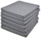 Rollmayer 6er Set Stuhlkissen Stuhlauflage Sitzkissen Sitzpolster Auflage für Stühle in Haus und Garten Kollektion Melange (Grau 68, 40x40x4cm)