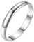 Silvora 3mm breit Minimalistischer Konvexer Ring 925 Silber Schlichter Schmaler Fingerring Simpel Stapelbarer Bandring Ehering Partnerring Paar Ring Freundschaftsring in Silber Ringgröße 54.4(17.25)