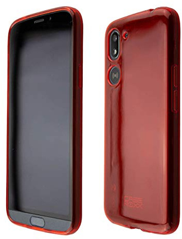 caseroxx TPU-Hülle für Doro 8050/8050 Plus, rot | Flexible TPU-Hülle, passgenau und griffig, schützt vor Stößen, Kratzern und Staub, aus TPU