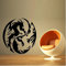 Ying Yang Drachen Tapete Muster Abnehmbare Wandaufkleber Wohnzimmer Home Kunstwand Vinyl Wandaufkleber Fenster 56X56Cm