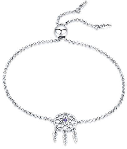 GemKing SCB111 Dream Catcher S925 Sterling Silver Bracelet
