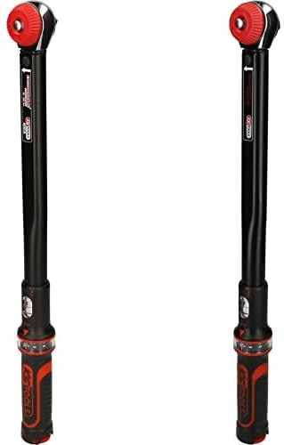 KS TOOLS 516.1442 - Clé Dynamométrique - Gamme Ergotorque Précisio - 40-200 Nm & 516.1412 - Clé Dynamométrique - Gamme Ergotorque Précision - Clef Dynamometrique 1/4'' à Cliquet Réversible - 5-25 Nm