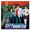 EFEZAC City Hunter Anime Poster 2 Leinwandposter Wandkunst Dekor Bild Gemälde für Wohnzimmer Schlafzimmer Dekoration Rahmen Stil 50 x 50 cm
