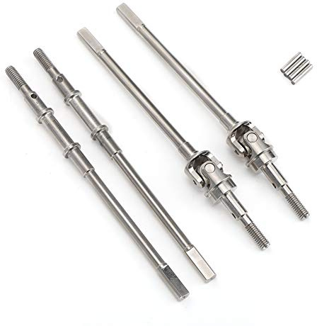 KIMISS Eje Delantero Trasero, para Axial SCX10 II 90046 90047 Axial Scx 10 Eje de Transmisión Fit Eje Ejes 1 10 RC Modelo de Coche
