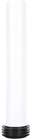 Yctze Flush Accessories, 30 * 6 * 6 White Concealed Toilet Water Tank Straight Flush Pipe Lengthened Flushing Tube Toilet Accessory :flush pipe