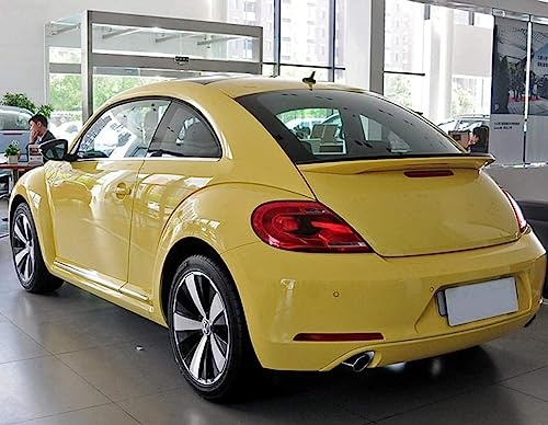 CAKERS Auto Heckspoiler für VW Beetle 2013-2018, Kofferraumspoiler Autodach Rear Spoiler Lippe Styling Auto Zubehör,B/Yellow