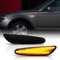 LLCTOOLS LED Seitenblinker Smoke Blinker kompatibel für B-M-W E46 E90 E91 E60 E61 E82 E87