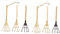 Toyvian 6 Stk Mini-grill Gartenarbeit Feng Shui Gartengerät Feengarten Handwerkzeug Handwerkzeuge Sandrechen Für Den Garten Tisch-zen Zen-gartenrechen Zen Garten Eisen Japan Miniatur Kind