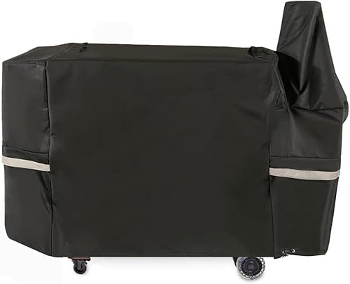 56inch Grill Cover for Pit Boss 820 Deluxe, 820 Pro, 850 Pro Series Wood Smoker Pellet Grills, Waterproof 600D Outdoor Barbecue Cover for Pit Boss 820D, 820FB, 820PB, 820SP, 820SC,Z Grill 700 Series