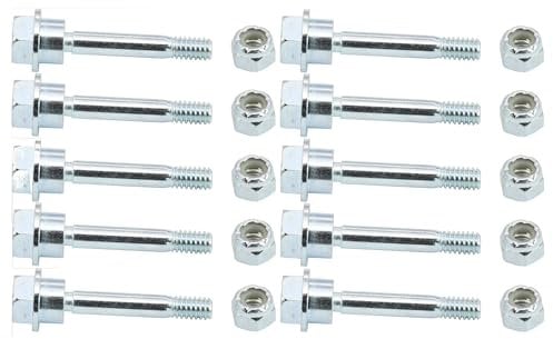 SECURA 10x Abscherbolzen kompatibel mit McCulloch ST 61E 961910063 Schneefräse