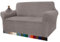 Granbest High Stretch Sofabezug Moderne Sofaüberwurf Jacquard Elastische Sofahusse für Wohnzimmer Protector für Hunde Haustiere (2 Sitzer, Taupe)
