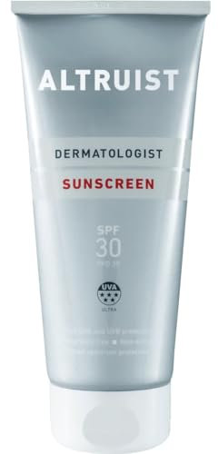 Altruist Dermatologe Sonnenschutz LSF 30–200 ml, parfümfrei, nicht klebrig, hoher UVA/UVB-Schutz