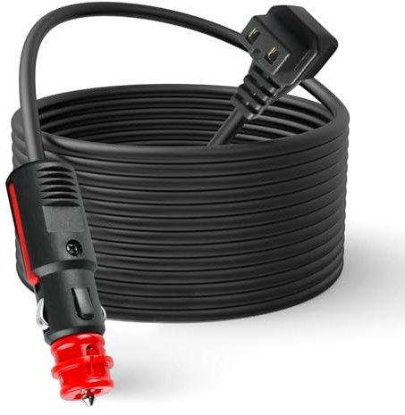 12V 3.5M Kabel für Kühlbox, Kfz Kühlbox Kabel, Ersatzkabel Kühlbox Kable, Kühlbox Kabel Verlängerungskabel, 12V Stecker Auto Kompressor Ersatzkabel, Geeignet für Auto-Kühlschrank-Gefrierkompressor