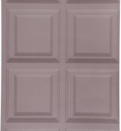 Swehooirt 3D Effect Pink Panel Wallpaper Vintage Textured Wall Paper Roll Living Room Feature Wallpaper for Bedroom Adults Hallway and Stairs Retro Feature Wall Panelling