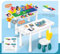 iZEL Kids Building Block Table and Chair with Storage - Children's Activity & Building Block Table, Chair and Table Set for Kids - Activity Desk and Chair Set for Toddlers (LARGE)