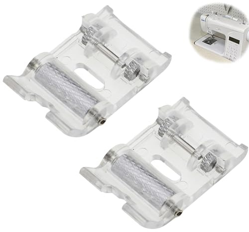 Universal-Nähfüße, Leder-Nähmaschinen-Nähfuß-Set, Fuß-Set, Nähmaschinen-Ersatzteile, antihaftbeschichtet, geeignet für die meisten Nähmaschinen, 3,3 x 2 cm, 2 Stück