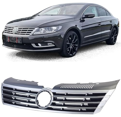 Frontgrill Kühlergrill Schwarz Chrom passend für VW CC 2012-2017