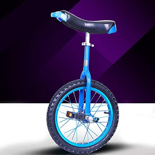 SXYKXYDL 20-Zoll-Einrad mit Reifen, Einrad für Erwachsene und große Kinder, Unisex-Einrad für Anfänger, Tragkraft 150 kg, Stahlrahmen (Farbe: Blau, Größe: 51 cm (20 Zoll))