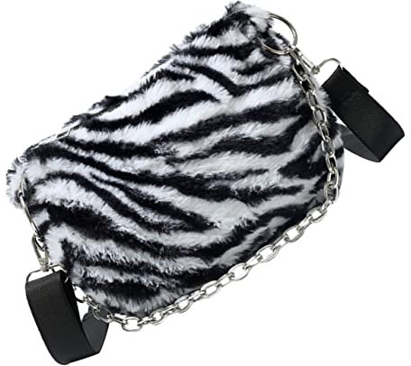 VALICLUD Zebra-drucke Umhängetasche Schultertasche Mädchen Tasche Einkaufen Reisen Spazierengehen Ausgehen