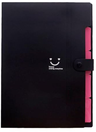 Fächermappe A4, Dokumentenmappe A4 Mit 8 Fächer, Mappe Mit Fächern Für Büro Hause Schule Dokumente