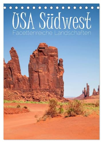 USA Südwest Facettenreiche Landschaften (Tischkalender 2026 DIN A5 hoch), CALVENDO Monatskalender: Eindrucksvolle Naturschauplätze entdecken (CALVENDO Natur)