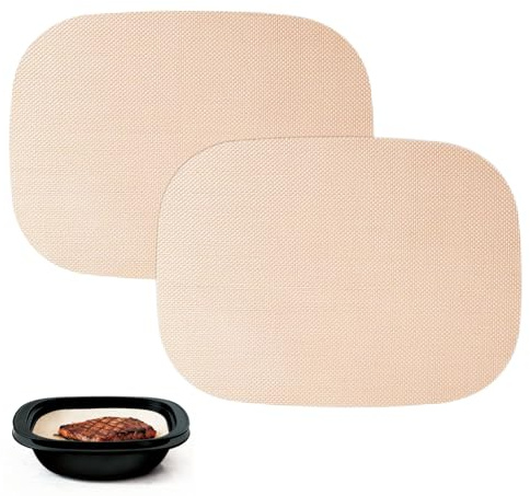 cddcwz 2 Stück Permanent Dauerbackfolie für TM7 Varoma | hitzebeständig antihaftbeschichtet Blätter Dauerbackfolie,für TM7 Varoma,Hitzebeständig bis 250°C Spülmaschinengeeignet