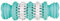 Trixie 32943 Denta Fun Knochen, Mintfresh, Naturgummi, 11 cm