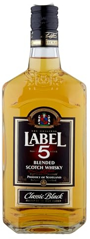 Label 5 Scotch Whisky mit 40% vol (1 x 0.5 l), 25670