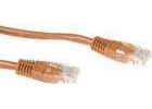 Advanced Cable Technology UTP CAT6 Patchkabel, 20 m, Braun, Netzwerkkabel (20 m, RJ-45, RJ-45, Braun)