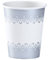 Hanna K. Signature Collection Precious Silver Collection Pappbecher, 266 ml, 24 Stück, Teller 26 cm