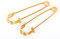 BIG-SAM 2X Kilt Sicherheitsnadeln - Gold-, silberfarben oder gemischt (2X Gold)