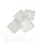 Lot de 4 dessous des pieds Design61 - En verre transparent - 50 x 50 mm - Idéaux pour les meubles avec des pieds en forme carrée et pour la protection de sol