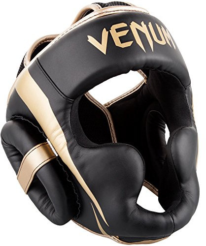 Venum, Elite Boxing Kopfbedeckung, Herren, Einheitsgröße, Schwarz/Gold