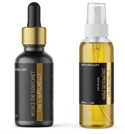 Aceite de Souchet, 30 ml, spray + pintura al óleo, 30 ml, pipeta, 100% natural