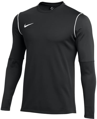 Nike Herren Langarm Shirt Dry Park 20 Crew, Black/White/White, S, BV6875-010