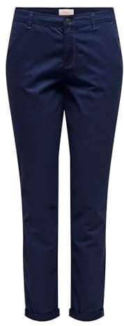 ONLY Damen Hose Only Female Chino Hose Onlparis Slim Fit Chino Hose