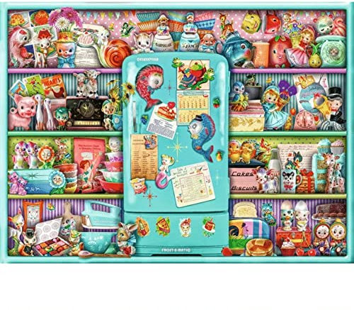 Ravensburger Kitschy Kitchen 500 Piece Jigsaw Puzzle for Adults & for Kids Age 10 and Up