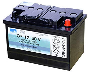 Sonnenschein GF 12 50 V / GF12050V Traktions-Batterie 12V 50Ah