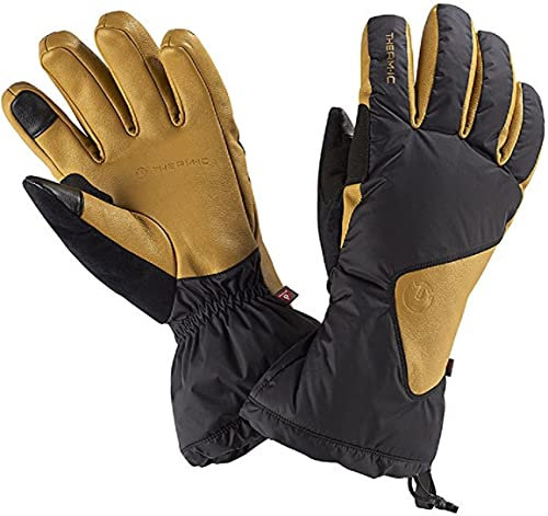 Therm-ic Skihandschuhe, extra warm, Unisex, Erwachsene, Black/Brown, FR (Größe Hersteller: XL-9,5)