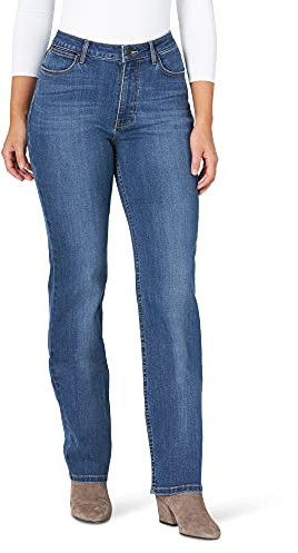 Wrangler High Rise True Straight Fit Jean, Hudson, 14 x 32L Femme