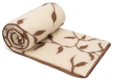 Merino Wolldecke Schurwolle 220x200 cm - Kuscheldecke aus 100% Merino Schafwolle - Groß und Flauschige Decke Wolle - Gewicht 500g/m2 - Atmungsaktives Material