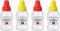 MASINIES Mini botellas de ketchup, recipientes de salsa, botellas de condimentos, dispensadores de ketchup portátiles para lonchera